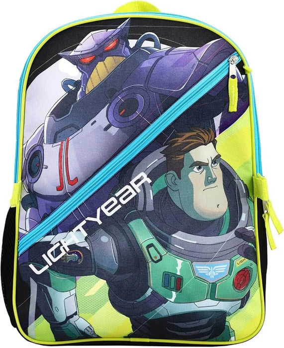 Disney Pixar® Buzz Lightyear and Emperor Zurg Kids 5-Piece Backpack and Lunch Bag Set