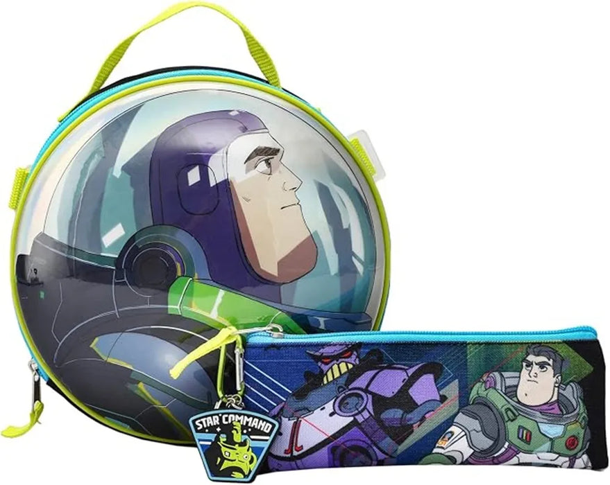 Disney Pixar® Buzz Lightyear and Emperor Zurg Kids 5-Piece Backpack and Lunch Bag Set
