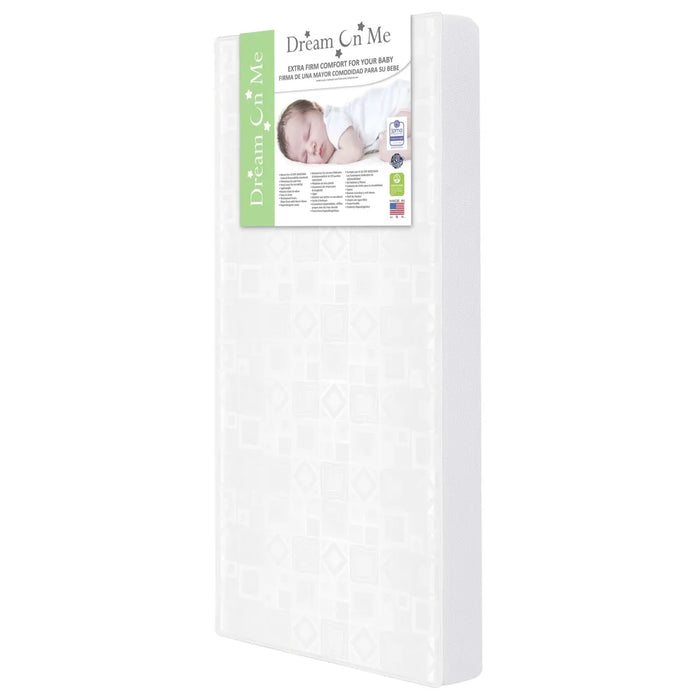 Dream On Me® 5” Breathable Foam Crib & Toddler Mattress – Waterproof, Greenguard Gold Certified, Dual-Sided