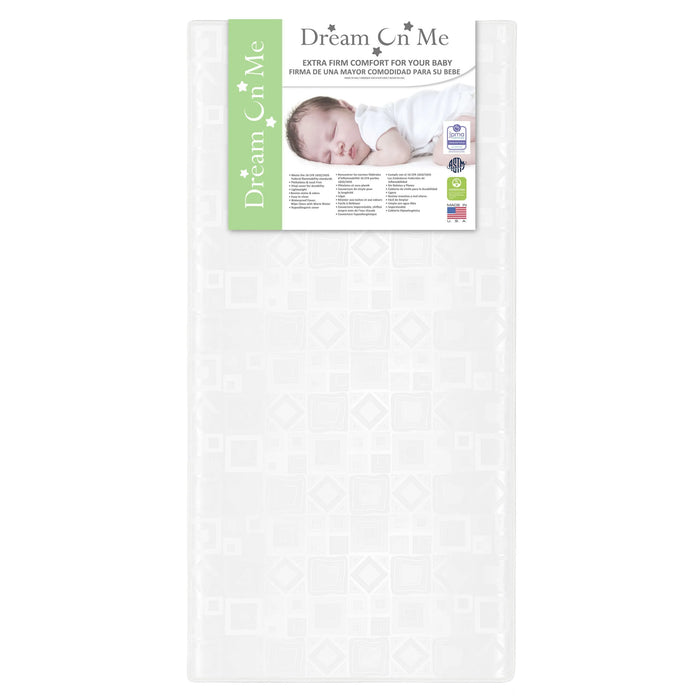 Dream On Me® 5” Breathable Foam Crib & Toddler Mattress – Waterproof, Greenguard Gold Certified, Dual-Sided