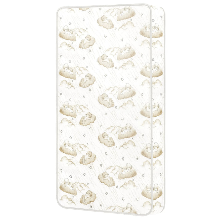 Dream On Me® Sweet Dreams 6” 88 Coil Crib & Toddler Mattress – Breathable, Waterproof, Dual-Sided