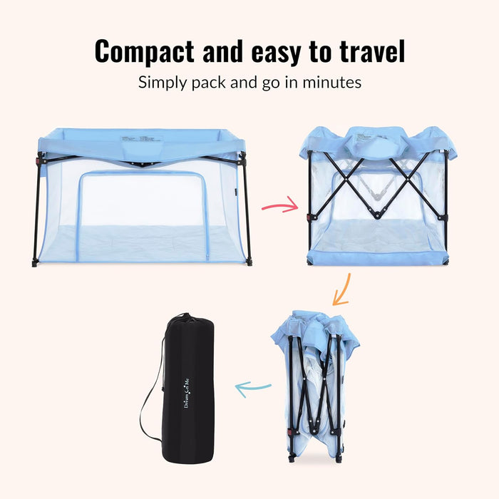 Dream On Me Ziggy Square Playpen – Blue (5)