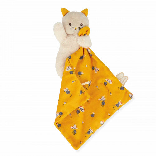 Kaloo Doudou Cat Yellow Animal Comforter