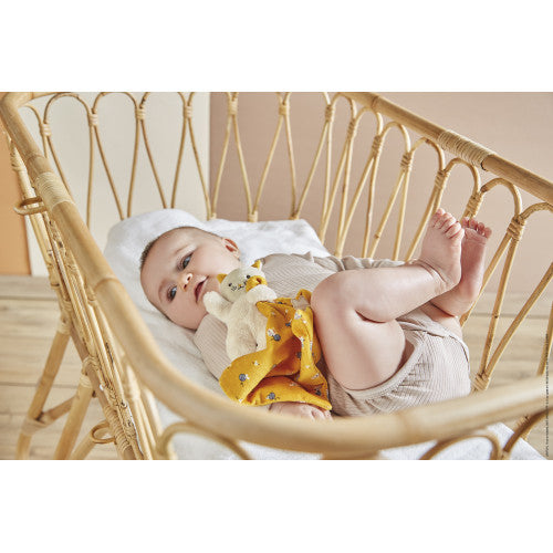 Kaloo Doudou Cat Yellow Animal Comforter