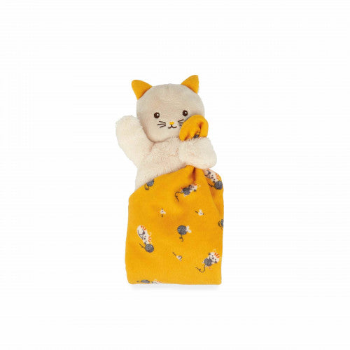 Kaloo Doudou Cat Yellow Animal Comforter