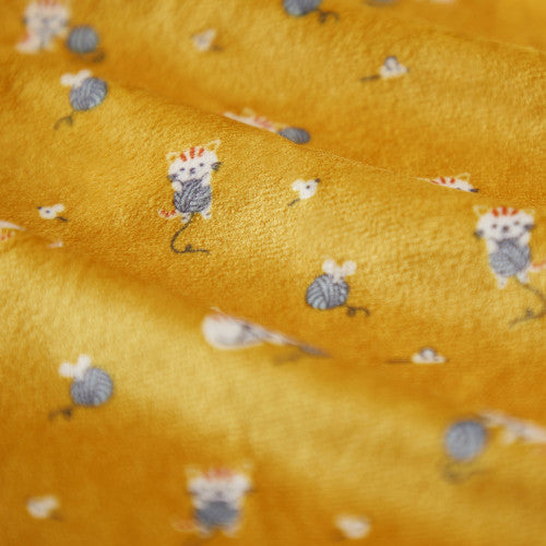 Kaloo Doudou Cat Yellow Animal Comforter