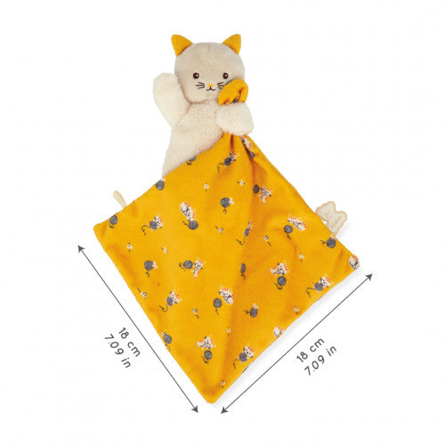 Kaloo Doudou Cat Yellow Animal Comforter