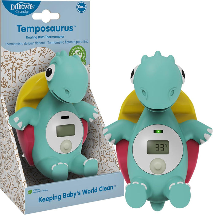 Dr. Brown's® - Dr. Brown’s CleanUp Temposaurus Floating Bath Thermometer