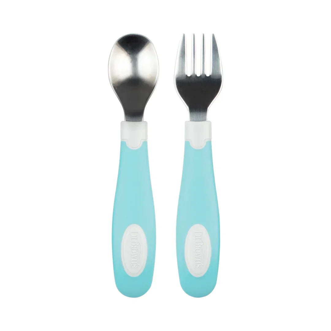 Dr. Brown's® - Dr. Brown's Designed to Nourish Soft-Grip Spoon and Fork Set