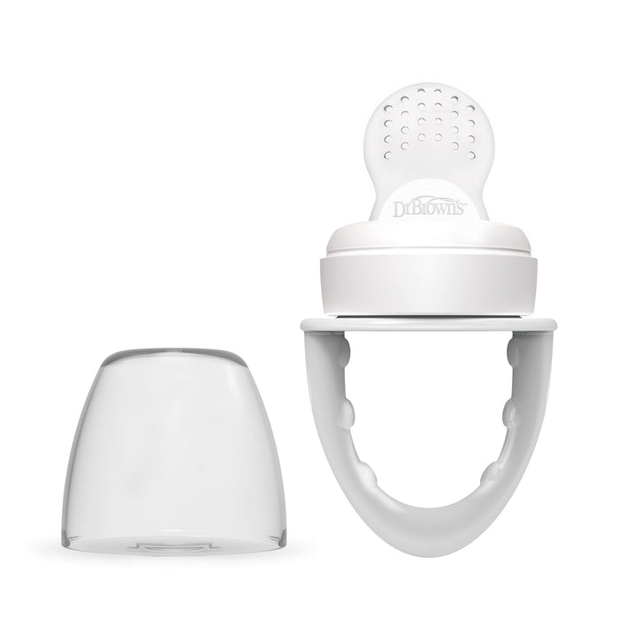 Dr. Brown's® - Dr. Brown's Fresh Baby's Firsts Silicone Feeder - Grey