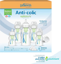 Dr. Brown's® - Dr. Brown’s Natural Flow Anti-Colic Options+ Wide-Neck Baby Bottle Newborn Gift Set