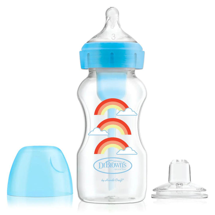 Dr. Brown's® - Dr. Brown's Natural Flow Anti-Colic Options+ Wide-Neck Sippy Bottle Starter Kit 9oz. - 1 Bottle