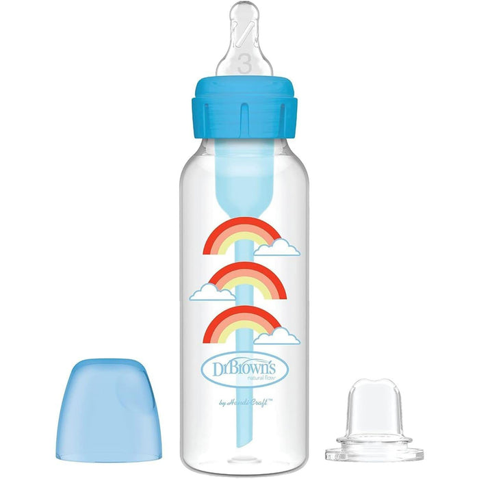 Dr. Brown's® - Dr. Brown's Options+ Narrow Bottle to Sippy Baby Bottle Start Kit 8oz. - Single Bottle