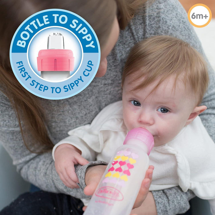 Dr. Brown's® - Dr. Brown's Options+ Narrow Bottle to Sippy Baby Bottle Start Kit 8oz. - Single Bottle