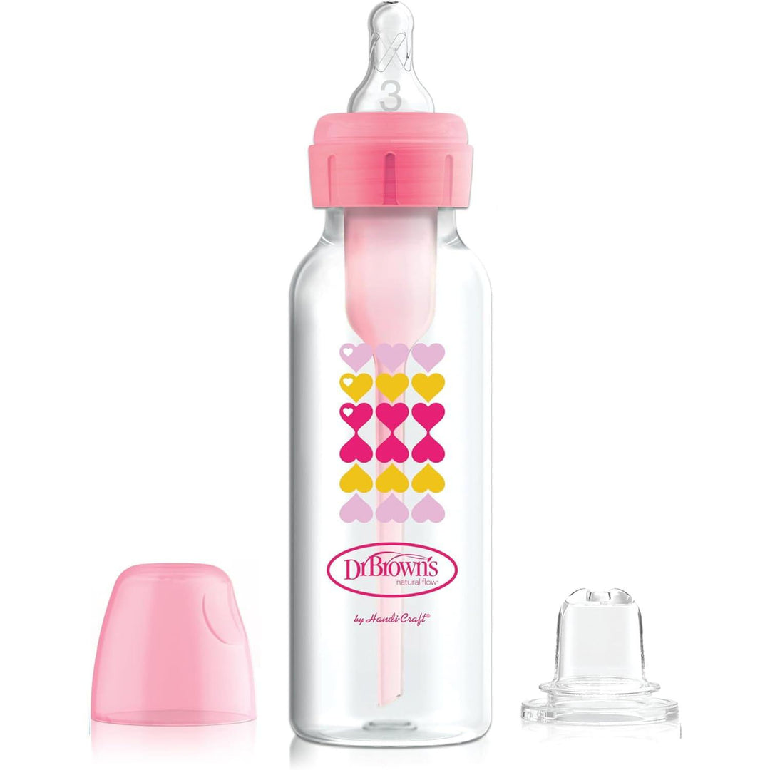 Dr. Brown's® - Dr. Brown's Options+ Narrow Bottle to Sippy Baby Bottle Start Kit 8oz. - Single Bottle