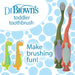 Dr. Brown's® - Dr. Brown's Toddler Toothbrush, Dinosaur, Green and Orange - 2 Pack