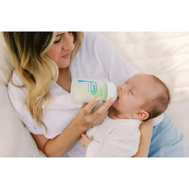 Dr. Brown's® - Dr. Brown's Wide-Neck Glass Bottle Starter Set – Natural Flow Anti-Colic Options+
