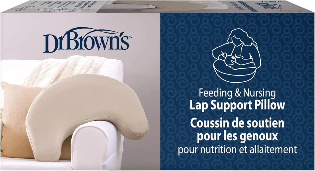 Dr.Brown's® Nursing Pillow with Premium Memory Foam & Washable Cover- Light Grey