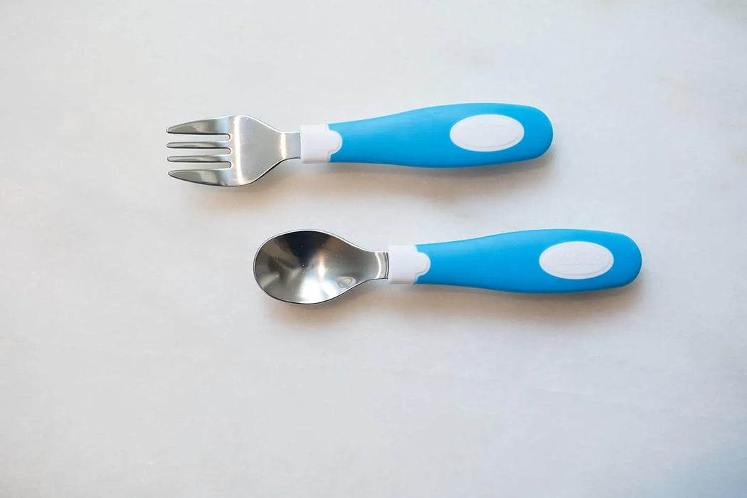 Dr. Brown's® Cuillère et fourchette à prise souple pour tout-petits 12M+