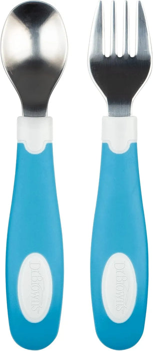 Dr. Brown's® Cuillère et fourchette à prise souple pour tout-petits 12M+