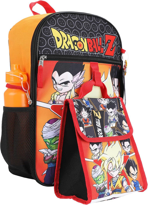 Dragon Ball Z® Kids 5-Piece Backpack and Lunch Bag Set