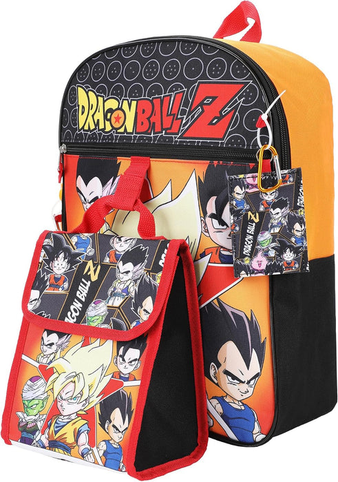 Dragon Ball Z® Kids 5-Piece Backpack and Lunch Bag Set