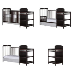 Dream on Me - Dream on Me Anna 3 in 1 Full Size Crib & Changing Table Combo