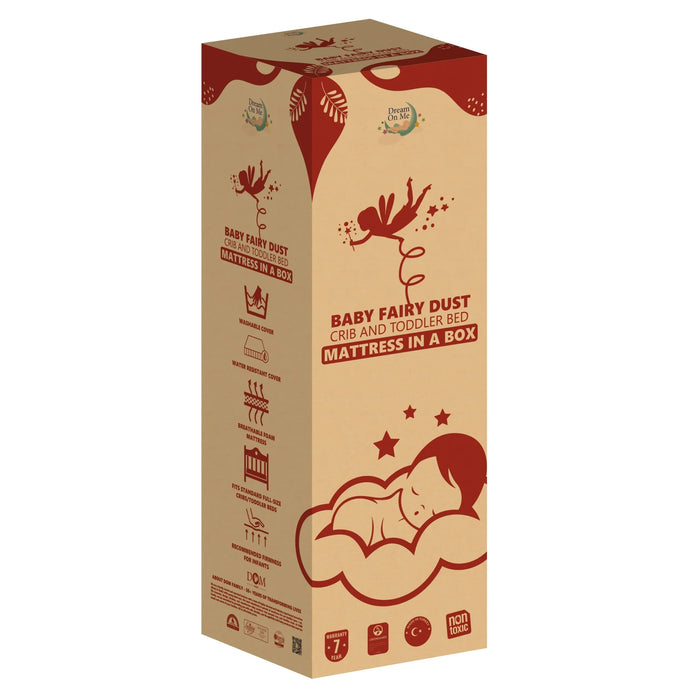 Dream on Me - Dream On Me Baby Fairy 5" Foam Crib & Toddler Bed Mattress (In a Box)