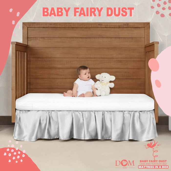 Dream on Me - Dream On Me Baby Fairy 5" Foam Crib & Toddler Bed Mattress (In a Box)