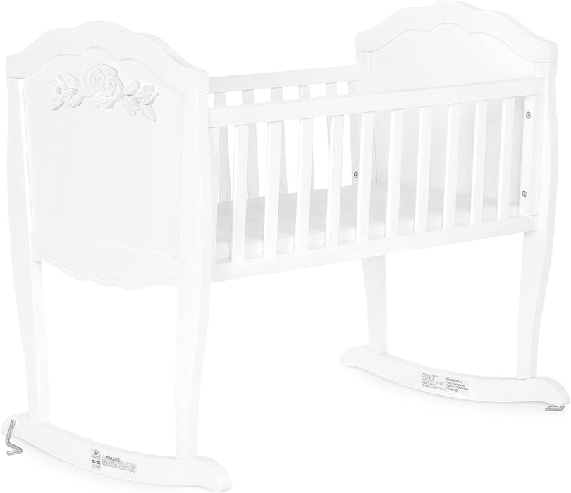 Dream on Me - Dream on Me Baby New Zealand Pinewood Rose Cradle - White