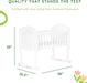 Dream on Me - Dream on Me Baby New Zealand Pinewood Rose Cradle - White