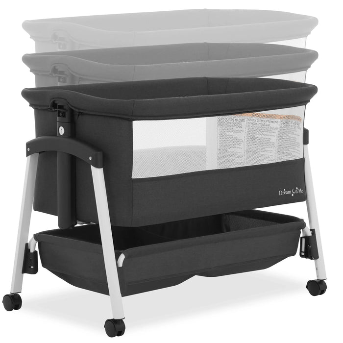Dream on Me - Dream On Me Calypso Portable Bassinet with Wheels