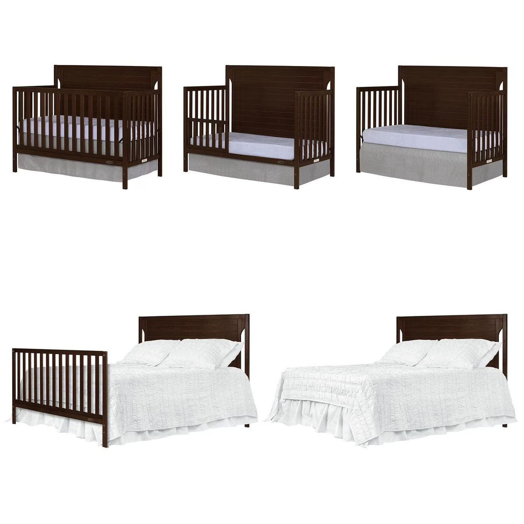 Dream on Me - Dream On Me Cape Cod 5-in-1 Convertible Crib