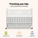 Dream on Me - Dream on Me Carson/Classic 3 in 1 Convertible Crib