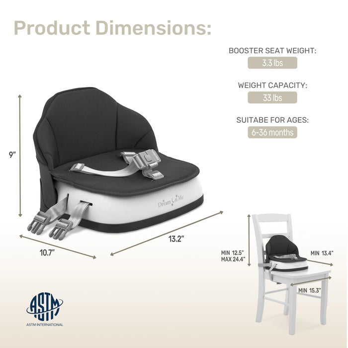 Dream on Me - Dream On Me Cozy Pod Booster Seat with Removable Cover