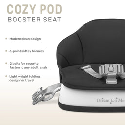 Dream on Me - Dream On Me Cozy Pod Booster Seat with Removable Cover