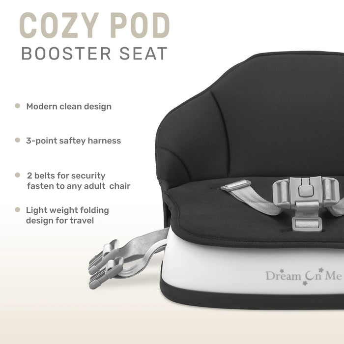 Dream on Me - Dream On Me Cozy Pod Booster Seat with Removable Cover