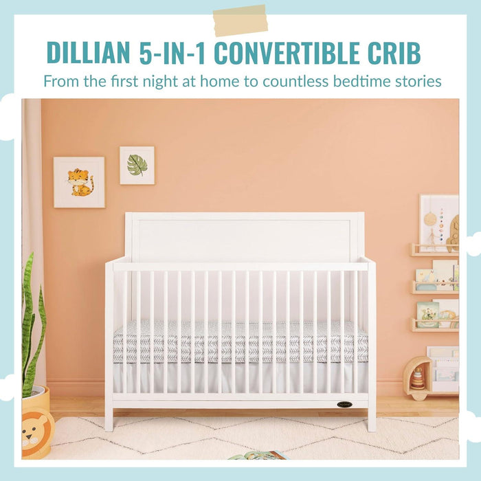Dream on Me - Dream On Me Dillian Convertible Crib
