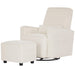 Dream on Me - Dream On Me Everett Swivel Glider with Ottoman - Thunder