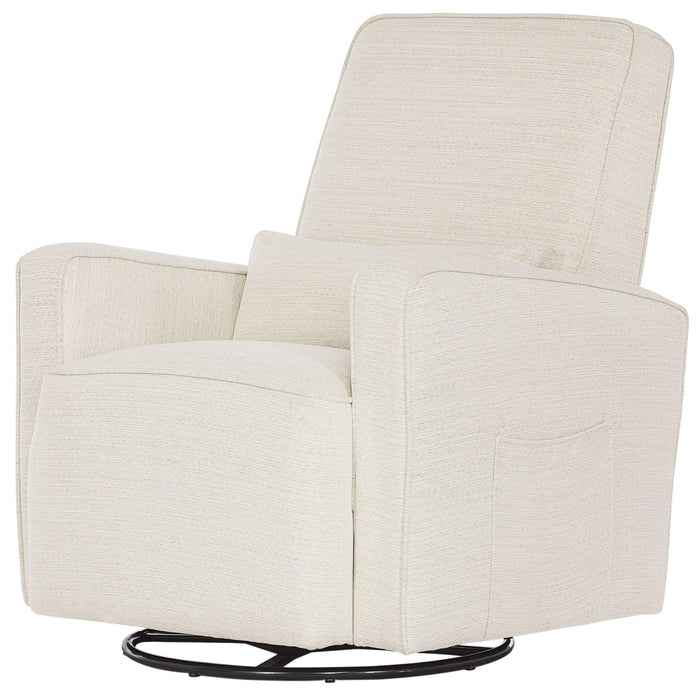 Dream on Me - Dream On Me Everett Swivel Glider with Ottoman - Thunder