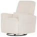 Dream on Me - Dream On Me Everett Swivel Glider with Ottoman - Thunder