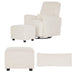 Dream on Me - Dream On Me Everett Swivel Glider with Ottoman - Thunder