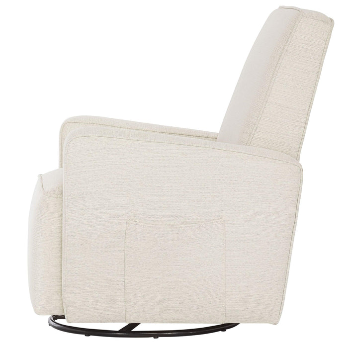 Dream on Me - Dream On Me Everett Swivel Glider with Ottoman - Thunder