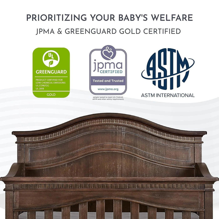 Dream on Me - Dream On Me Evolur Cheyenne 5-in-1 Convertible Crib