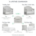 Dream on Me - Dream On Me Evolur Cheyenne 5-in-1 Convertible Crib