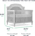 Dream on Me - Dream On Me Evolur Julienne 5-in-1 Convertible Crib