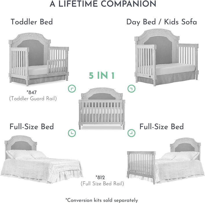 Dream on Me - Dream On Me Evolur Julienne 5-in-1 Convertible Crib