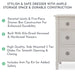 Dream on Me - Dream On Me Evolur Julienne Double Nursery Dresser