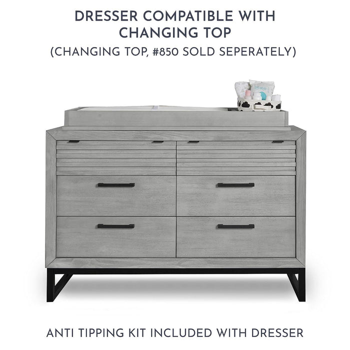 Dream on Me - Dream On Me Evolur Kyoto Nursery Double Dresser