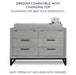 Dream on Me - Dream On Me Evolur Kyoto Nursery Double Dresser